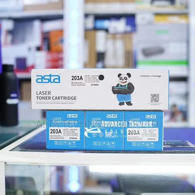 Asta Universal Laser Toner Cartridge 203a (Cf540a) / Crg-054bk · Photo 1