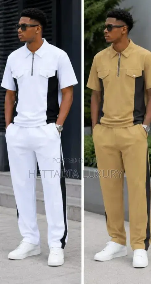 Men's Vintage 2-Piece Set -Polo Trousers · Photo 1