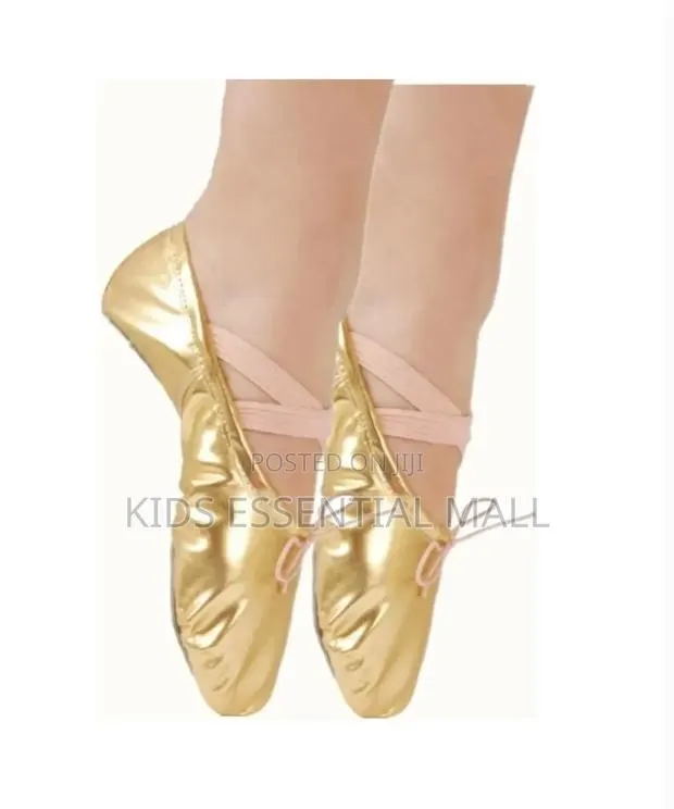 Gold Balllet Shoes Kids · Photo 3