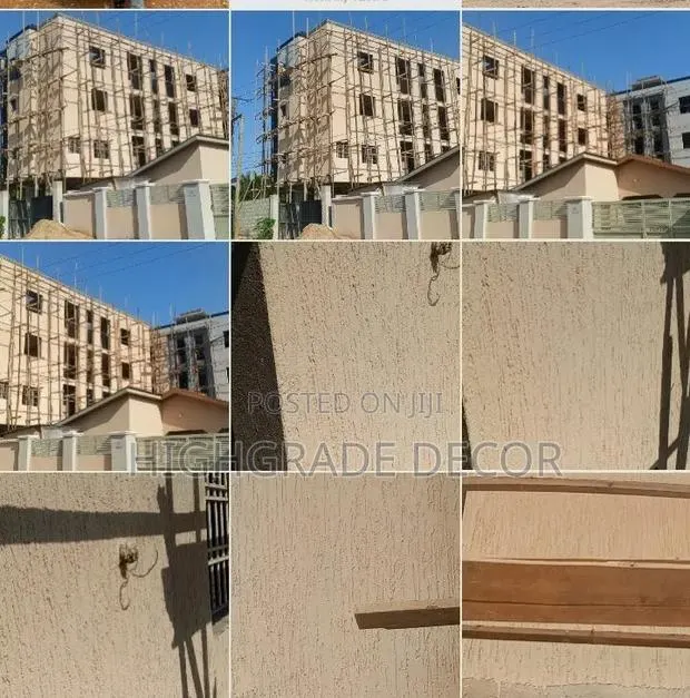 Roofing Leakage,Graffiato Sand and Stone,Painting,Pop Skimming,Design · Photo 1