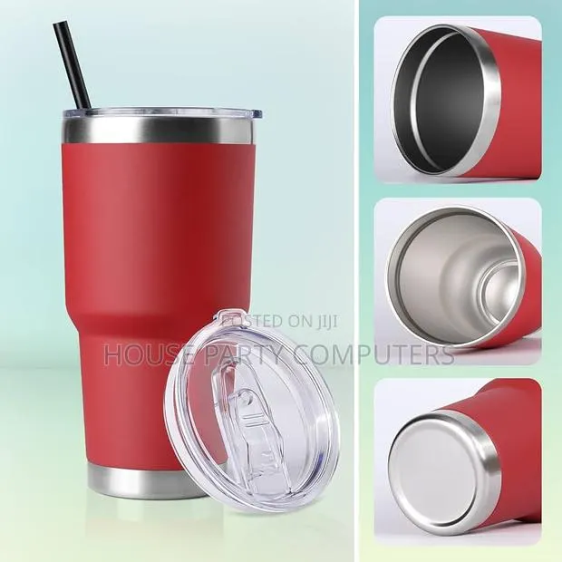 30oz Stainless Steel Tumbler, Double Wall Vacuum Insulated Travel Mug · Photo 1