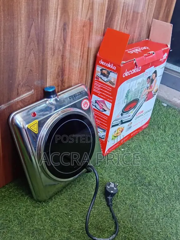Decakila 1200W Electric Ceramic Hot Plate Compact Kitchen Cooker · Photo 1