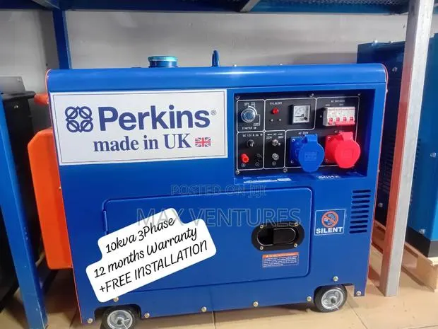 Turbo-Charged 10kva Diesel Perkins 3phase Generator 10kw · Photo 1