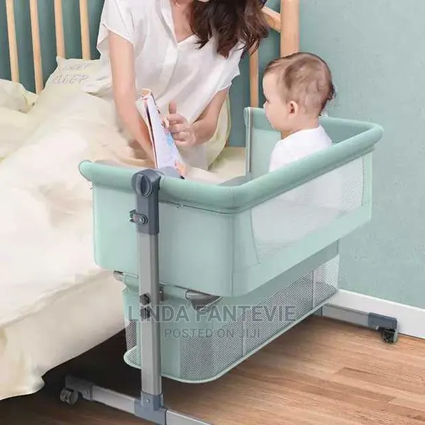 Bedside Bassinet With Net and Swing · Photo 1