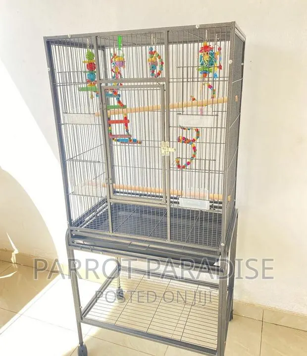 Big Parrot Cage With Toys · Photo 1