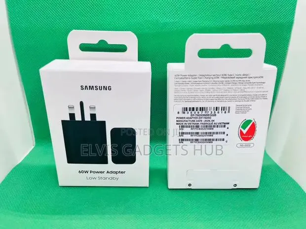 Samsung Pd 60w Super Fast Adapter for Galaxy S25 S24 S23 S22 · Photo 1