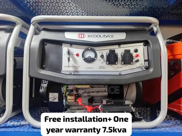 Energy Provider Ecoolmax 7.5kva Petrol Generator Generator · Photo 1