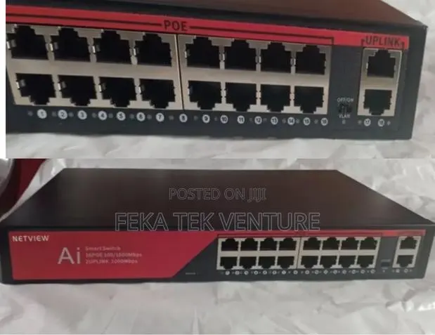 Netview 16 Port Poe Unmanaged Switch · Photo 1