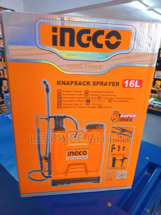Heavy Duty 16L Capacity: Ingco Knapsack Sprayer · Photo 1