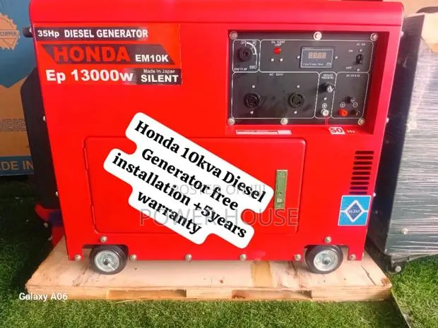 Sparkle Wave Energy Honda Diesel Generator 10kva Silent · Photo 1