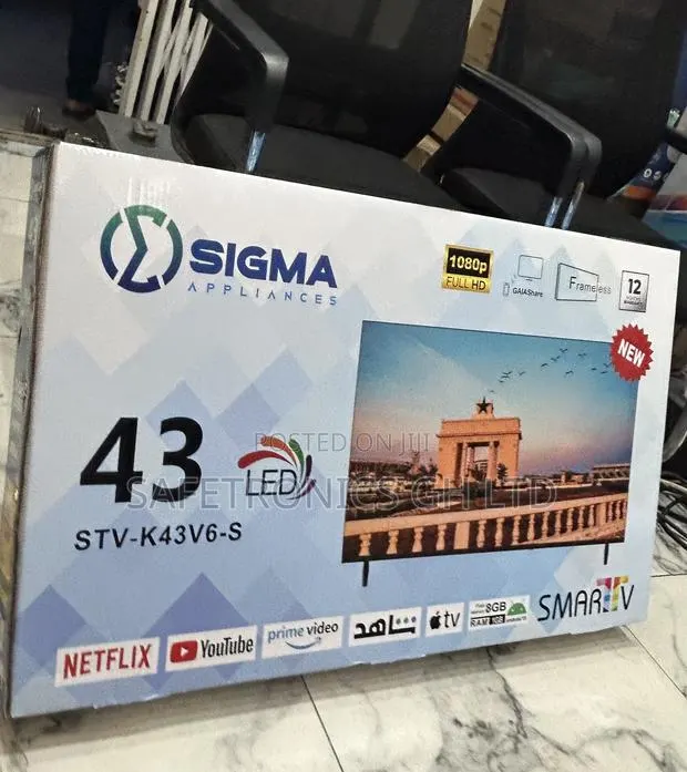 Order New Sig-K43v6-S 43 Inch Full Hd Smart Sigma Clear Tv · Photo 1