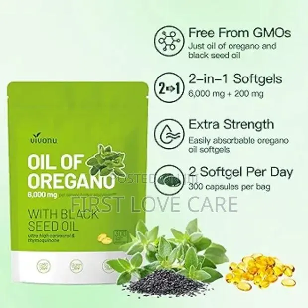 Vivonu Oil of Oregano With Black Seed Oil · Photo 1