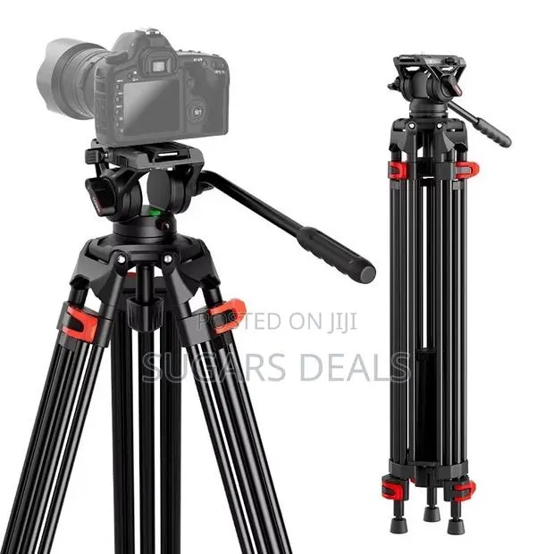 Coman DF16LS Heavy Duty Video Tripod With Fluid Head · Photo 1