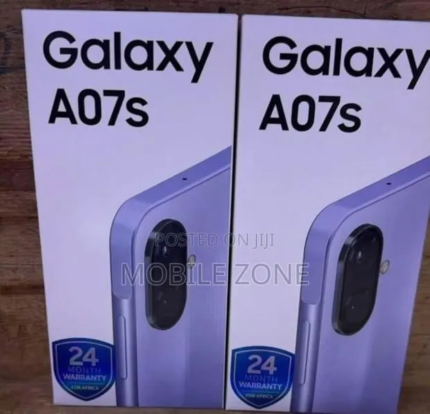 New Samsung Galaxy A07s 64 GB Black · Photo 1