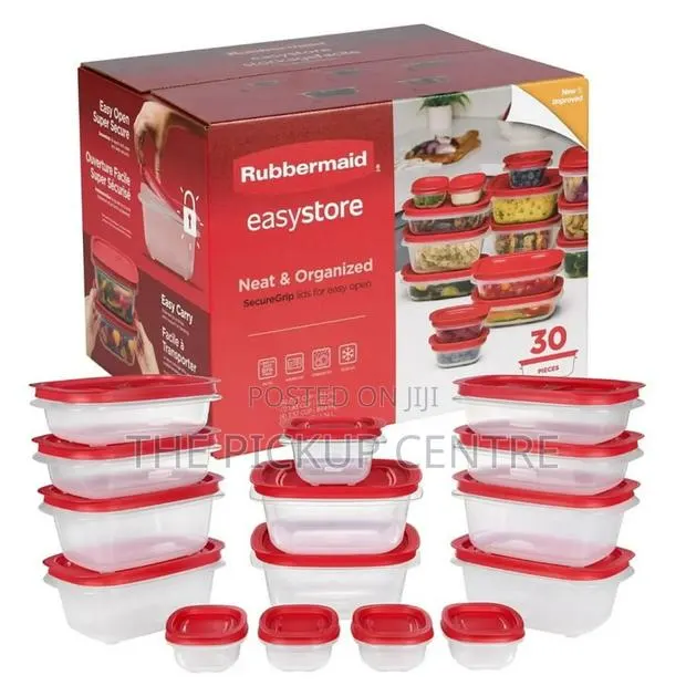 Rubbermaid Easystore Containers With Lids, 30-Piece Set · Photo 1