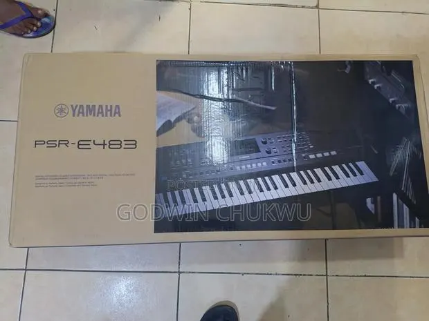Yamaha PSR-E483 — 61-Key Touch-Sensitive Portable Keyboard · Photo 1