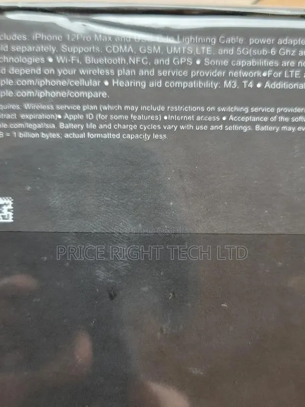 New Apple iPhone 12 Pro Max 256 GB Black · Photo 1