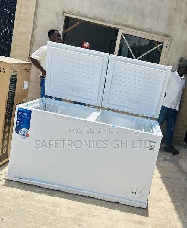 Unique Fast Midea 508l Double Door Chest Freezer (Model: Mdrc698fzn01 · Photo 1