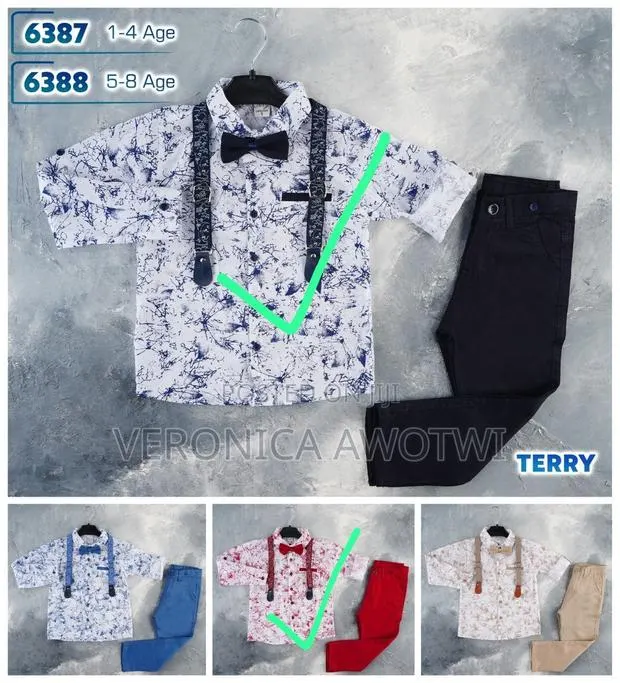 Terry 2 Piece With Suspender and Tie · Photo 1