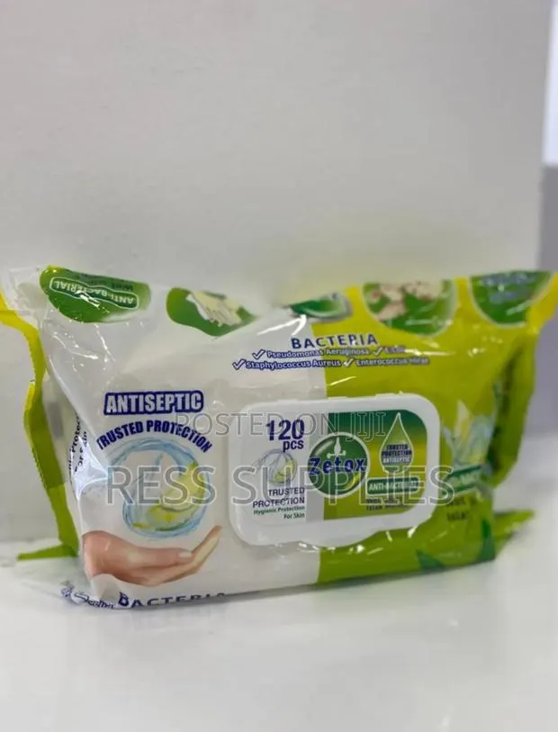 Zetox Antibacterial Wet Wipes · Photo 1