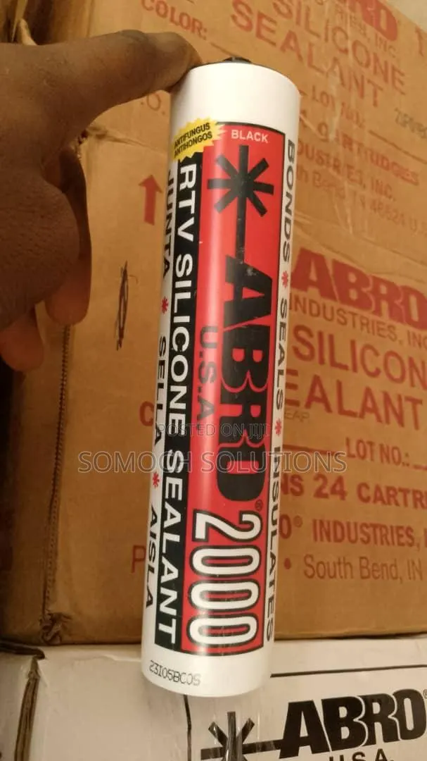 Abro 2000 RTV Silicone Sealant Black Colour · Photo 1