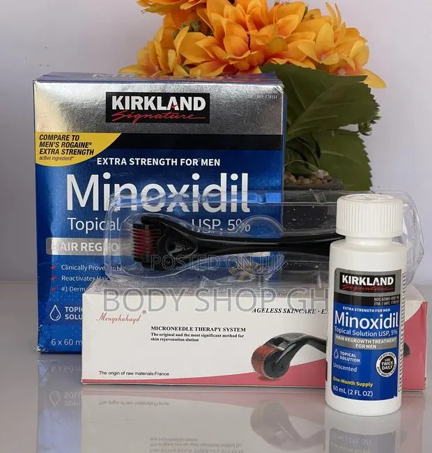 Kirkland + Derma Roller Combo for Beard and Hairline / Minox · Photo 1