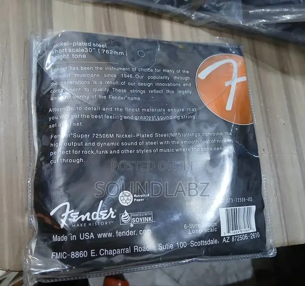 Fender Six Strings For Bass Guitar (Strings) · Photo 1