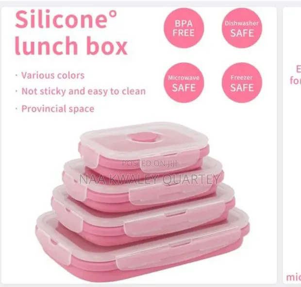Silicone Foldable Lunch Box · Photo 1
