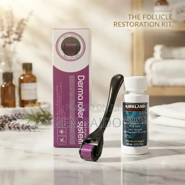 Kirkland Minoxidil and Derma Roller (Hair Follicle Kit) · Photo 1