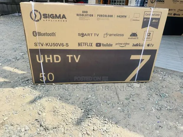 Newly Sealed in Box Sig-Ku50v6-S Uhd Smart Android Tv · Photo 1