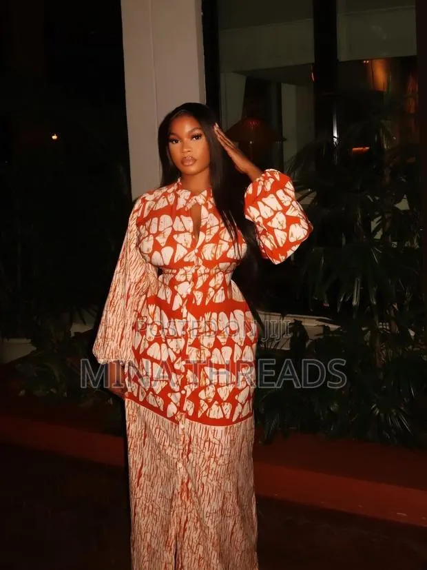 Ankara Open Shirt With Long Sleeves · Photo 1