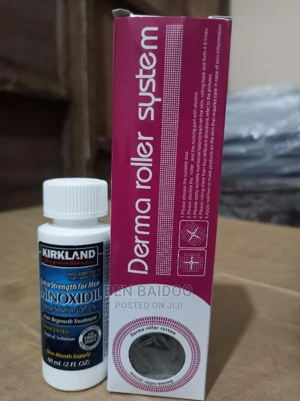 Kirkland Beard Booster And Derma Roller Hair Stimulator · Photo 1