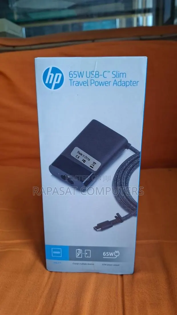 HP 65w USB-C Slim Travel Power Adapter · Photo 1