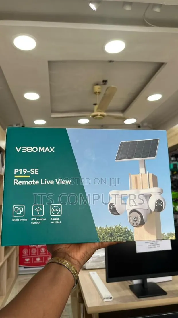 V380 Max P19SE 4G Triple Lens Solar Outdoor Camera · Photo 1