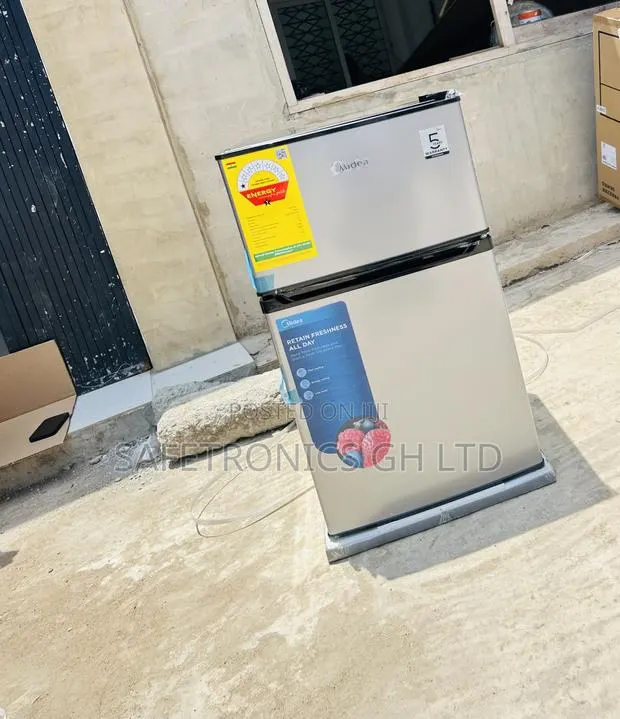 Lastest Midea 87ltr Double Door Table Top Fridge Hd-113f(N) · Photo 1