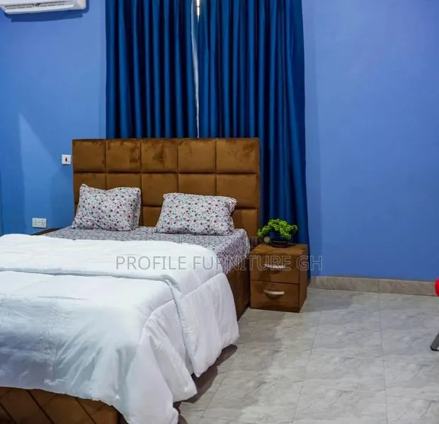 Design Double Bedframe Comes With Side Drawer and Mattress · Photo 1