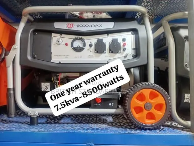 Top Performance 7.5kva Petrol Generator · Photo 1