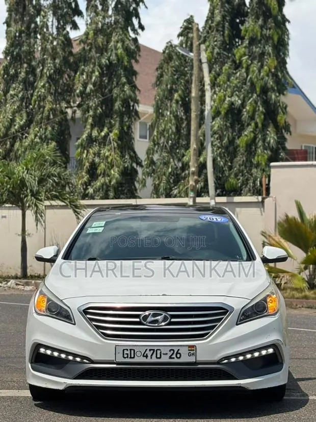Hyundai Sonata Limited 2.0T Seban (2.0L 4cyl 6A) 2017 White · Photo 1