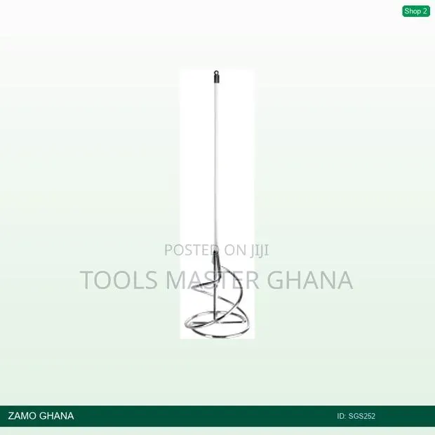 Paint Mixer Hex / Chrome 80*400 Paddle - Sgs252 · Photo 1