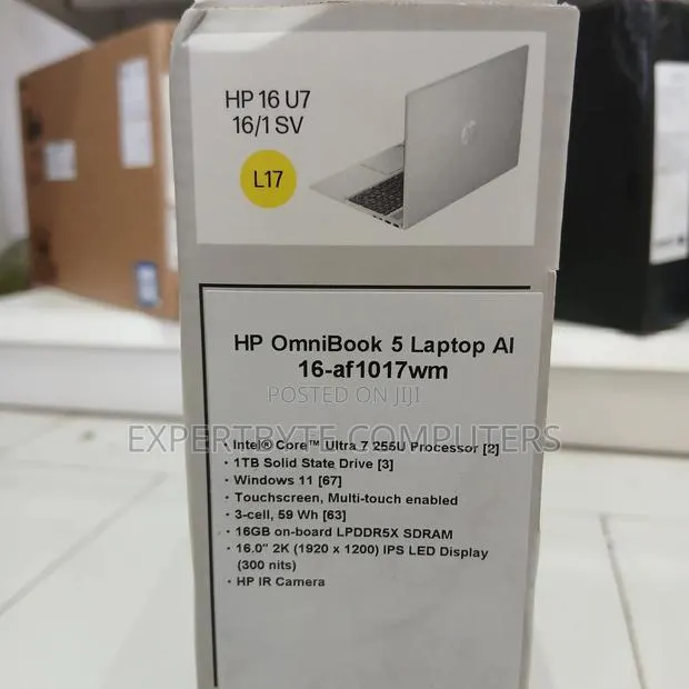 New Laptop HP OmniBook 5 16" 16GB Intel Core Ultra 7 SSD 1T · Photo 1