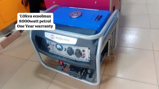 7.0kva 8000watt Ecoolmax Petrol Generator 7.0kva 8000watt · Photo 1