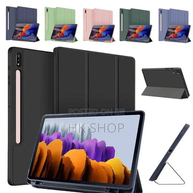 Samsung Galaxy Tab S7 11"12.4" Tablet Case Magnetic Flip Leather Cover · Photo 1