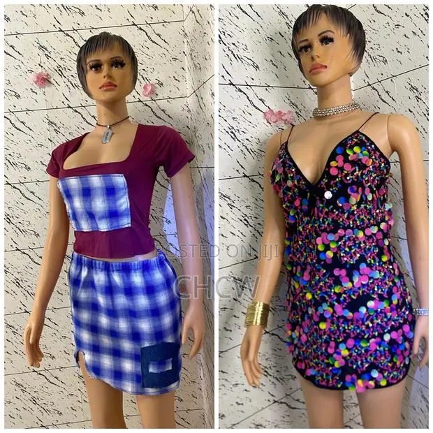 A Matching Skirt and Top and a Flashy Mini Dress (A Package) · Photo 1