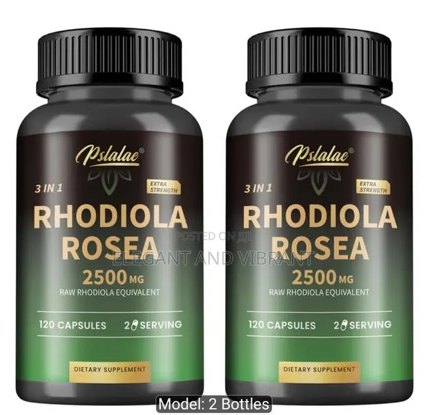 Rhodiola Rosea 2500mg With L-Theatine 120 Capsules · Photo 1