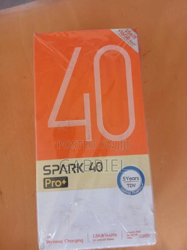 New Tecno Spark 40 Pro+ 256 GB Blue · Photo 1