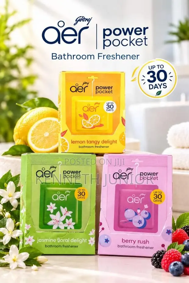 Godrej Aer Power Pocket Bathroom Air Freshener –Long Lasting Fragrance · Photo 1