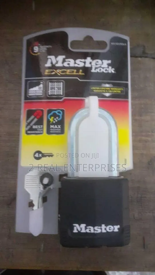 Master Lock Excell 54mm Padlock M515dlh With 4 Keys · Photo 1