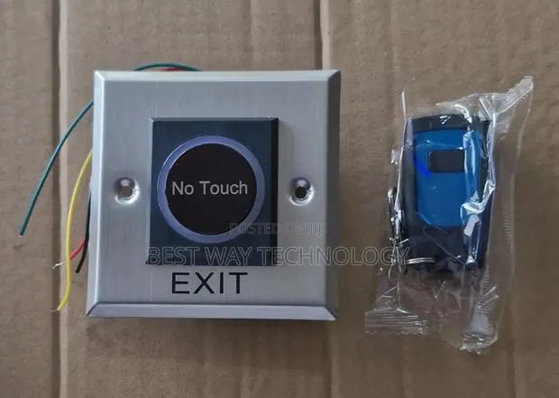 Non Touch Exit Button