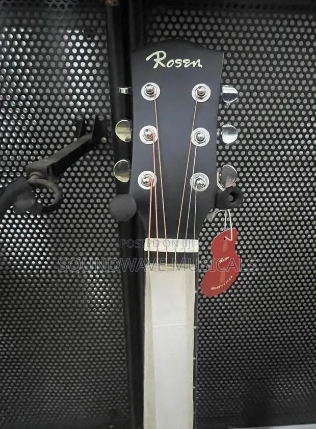 Rosen Acoustic Guitar Black · Photo 1
