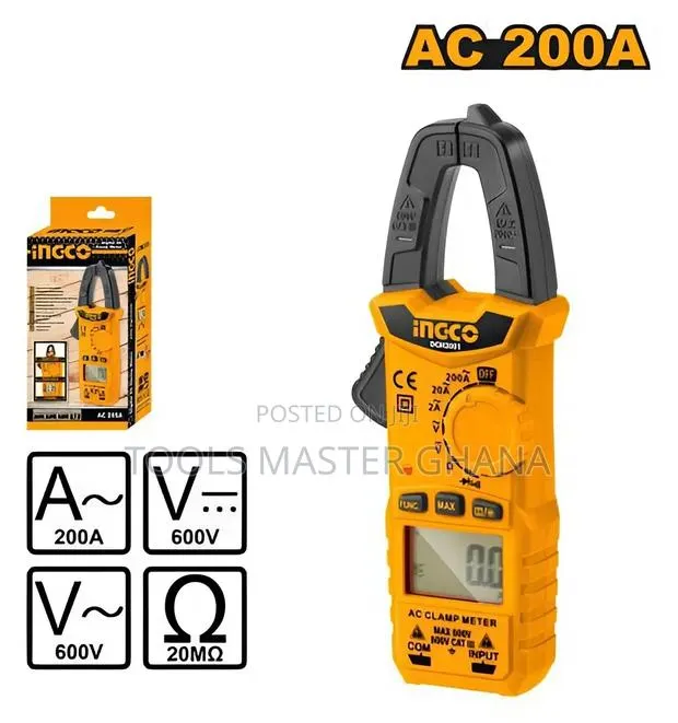 Digital Ac Clamp Meter - Dcm2001 · Photo 1